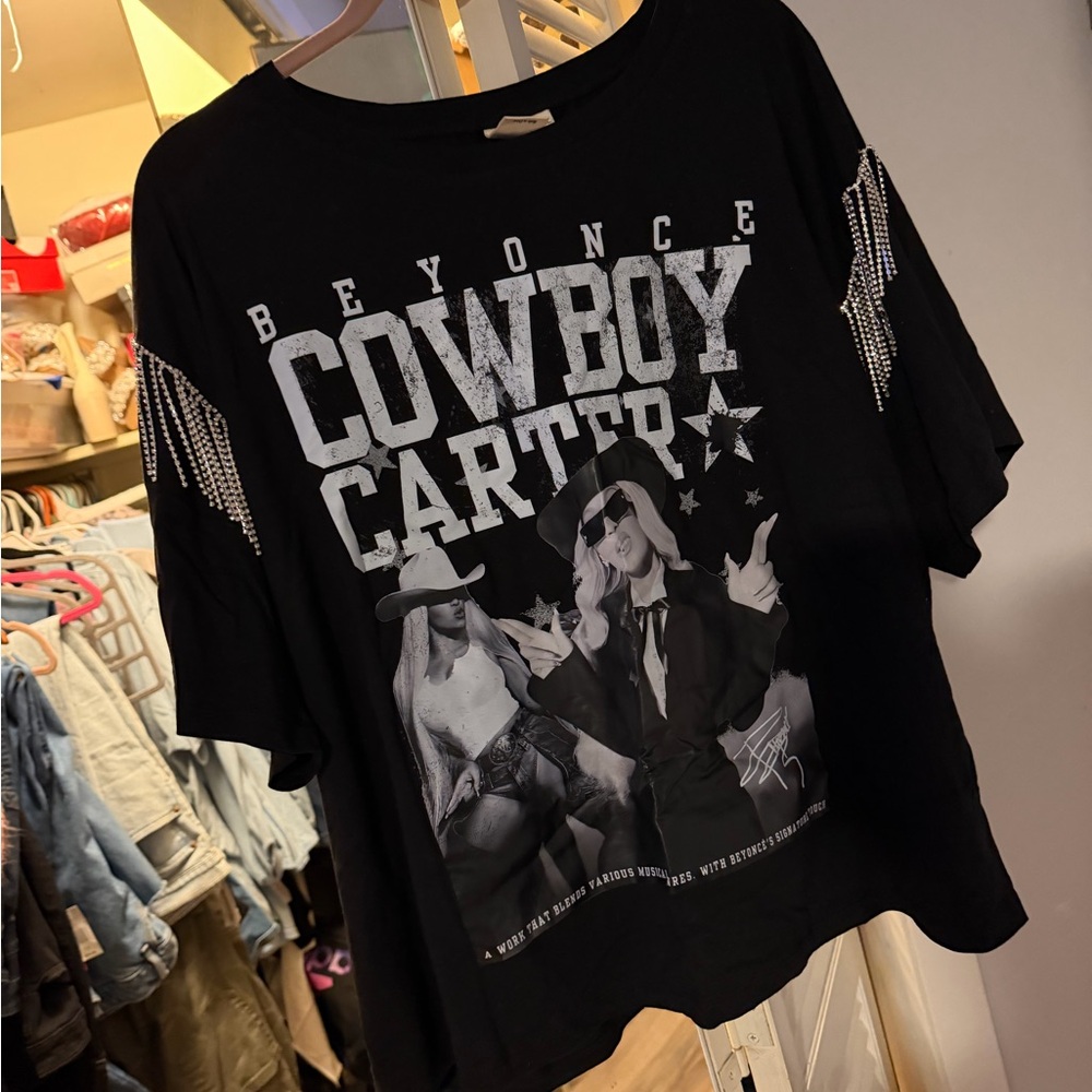 Black Cowboy Carter Graphic T-Shirt